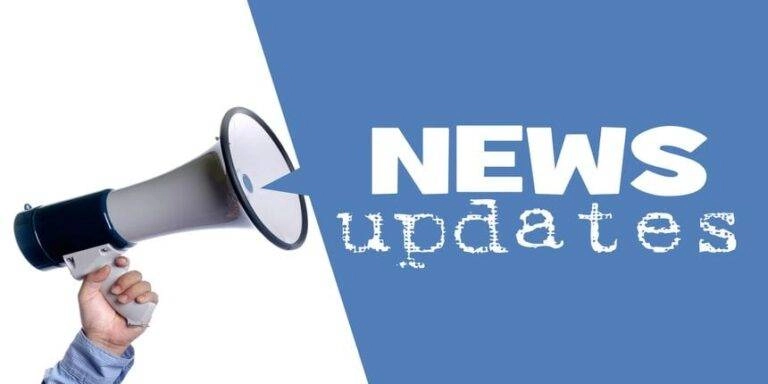 Hand holding megaphone with 